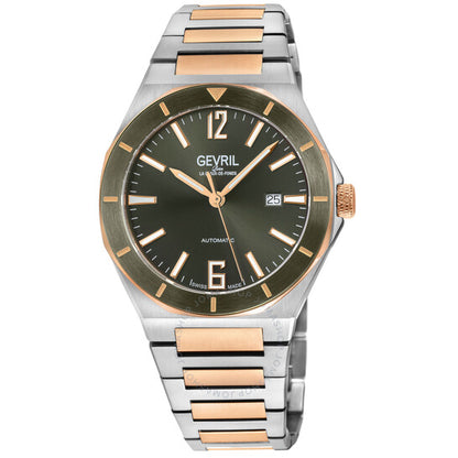 Gevril, High Line Automatic Green Dial Men's Watch