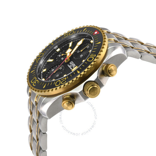 Gevril, Hudson Yards Chronograph Automatic Black Dial Men's Watch