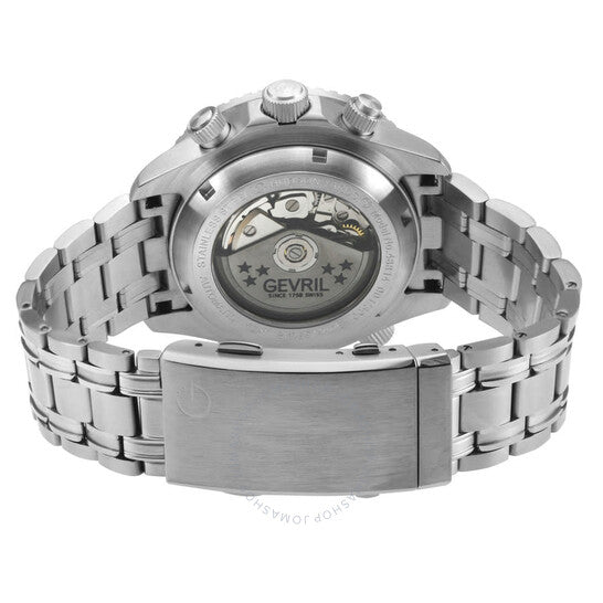 Gevril, Hudson Yards Chronograph Automatic Black Dial Men's Watch