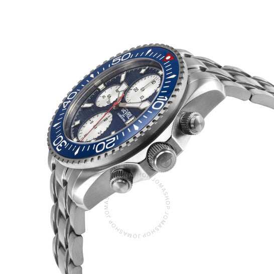 Gevril, Hudson Yards Chronograph Automatic Blue Dial Men's Watch