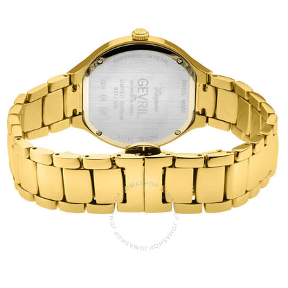 Gevril, Lugano Diamond Mother of Pearl Dial Ladies Watch