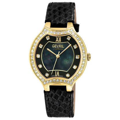 Gevril, Lugano Diamond Mother of Pearl Dial Ladies Watch