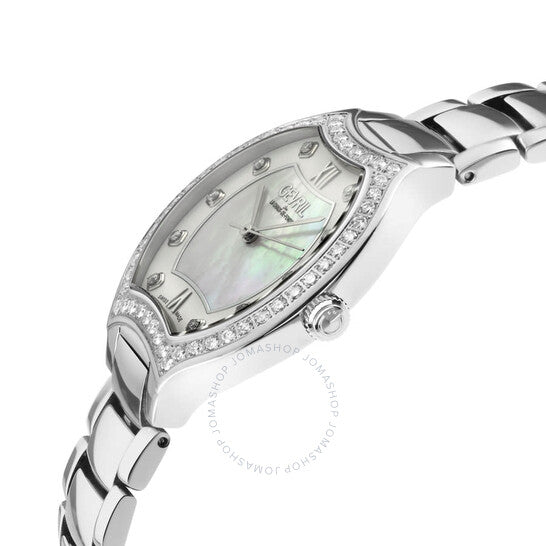 Gevril, Lugano Diamond Mother of Pearl Dial Ladies Watch