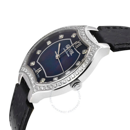 Gevril, Lugano Diamond Mother of Pearl Dial Ladies Watch