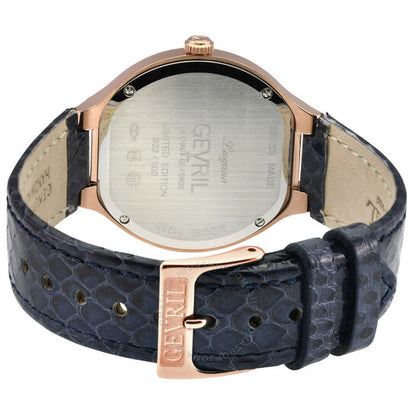 Gevril, Lugano Diamond Mother of Pearl Dial Ladies Watch