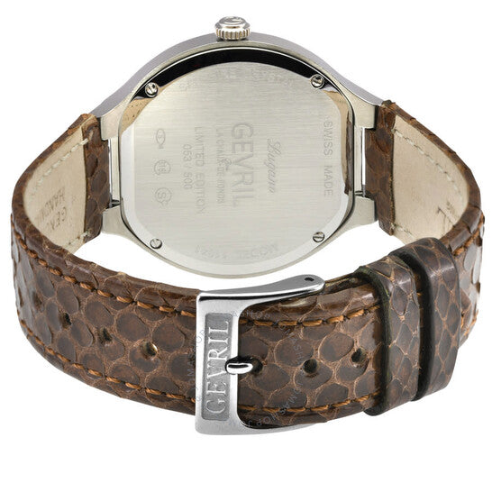 جيفريل، ساعة نسائية من لوغانو بمينا من عرق اللؤلؤ