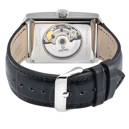 Gevril, Manhattanhenge Automatic White Dial Men's Watch