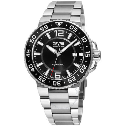 Gevril, Riverside Automatic Black Dial Men's Watch