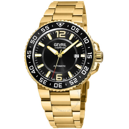 Gevril, Riverside Automatic Black Dial Men's Watch