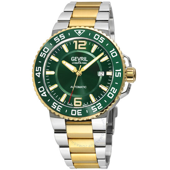 Gevril, Riverside Automatic Green Dial Men's Watch