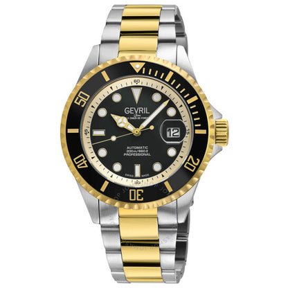 Gevril, Wall street Automatic Black Dial Men's Watch