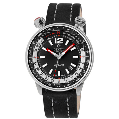 Gevril, Wallabout Automatic Black Dial Men's Watch