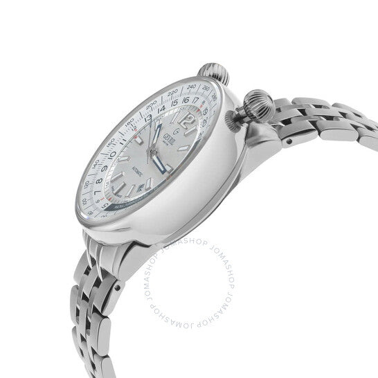 جيفريل، ساعة والاباوت أوتوماتيكية للرجال بمينا فضي