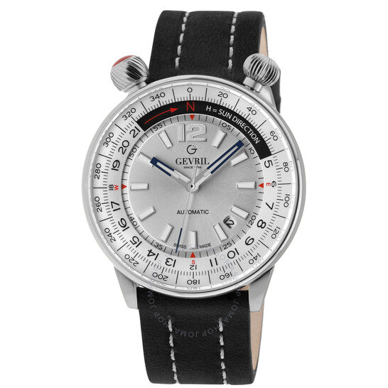 Gevril, Wallabout Automatic Silver Dial Men's Watch