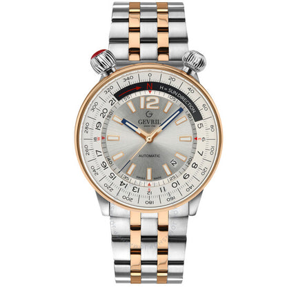 جيفريل، ساعة والاباوت أوتوماتيكية للرجال بمينا فضي