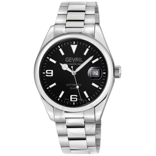 Gevril, West Village Automatic Black Dial Men's Watch