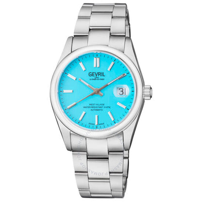 Gevril, West Village Automatic Blue Dial Men's Watch