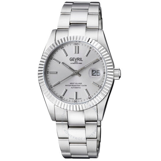 Gevril, West Village Automatic Silver Dial Men's Watch