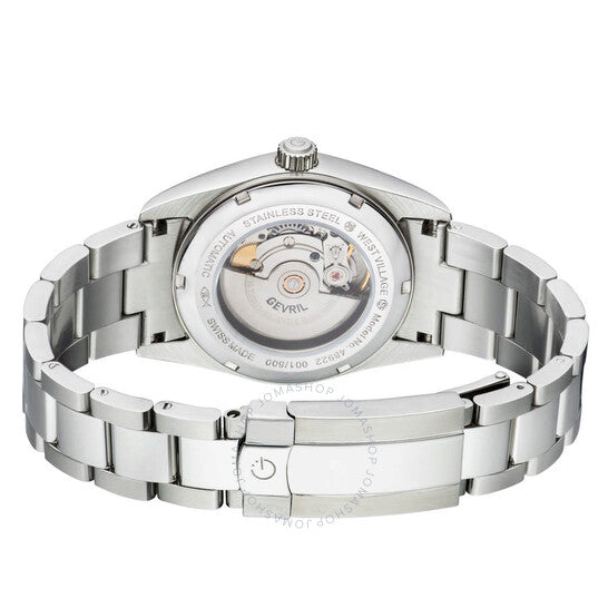 Gevril, West Village Automatic Silver Dial Men's Watch