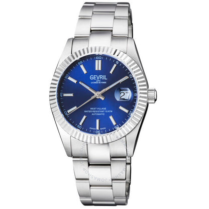 Gevril, West Village Blue Dial Men's Watch