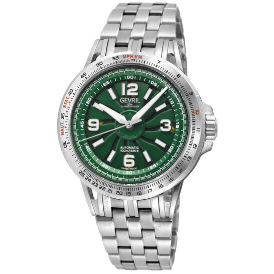 Gevril, Wind Master Automatic Green Dial Men's Watch