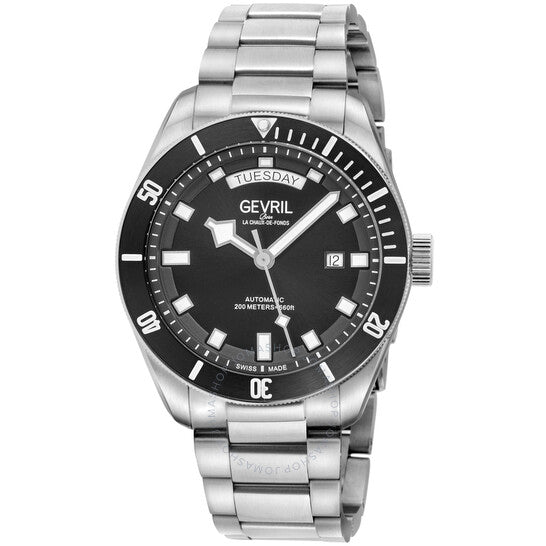 Gevril, Yorkville Automatic Black Dial Men's Watch