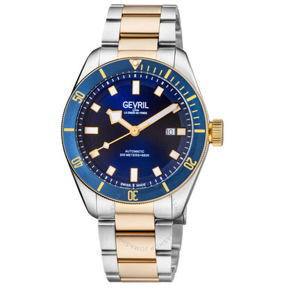 Gevril, Yorkville Automatic Blue Dial Men's Watch