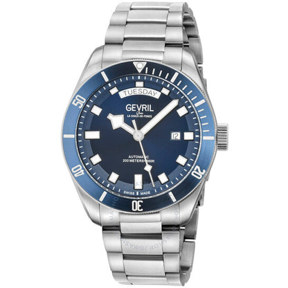 Gevril, Yorkville Automatic Blue Dial Men's Watch