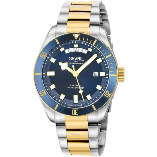 Gevril, Yorkville Automatic Blue Dial Men's Watch