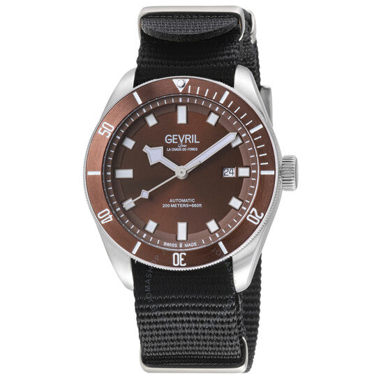 Gevril, Yorkville Automatic Brown Dial Men's Watch