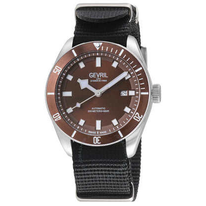 Gevril, Yorkville Automatic Brown Dial Men's Watch