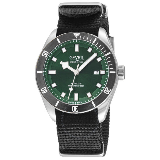 Gevril, Yorkville Automatic Green Dial Men's Watch