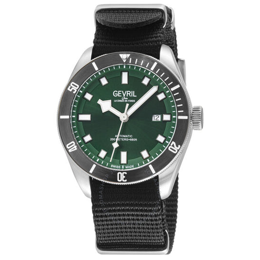 Gevril, Yorkville Automatic Green Dial Men's Watch