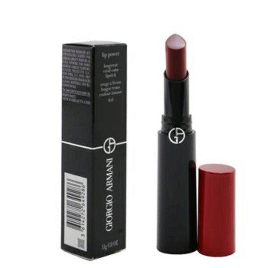 Giorgio Armani, Ladies Lip Power Longwear Vivid Color Lipstick 0.11 oz # 404 Tempting Makeup