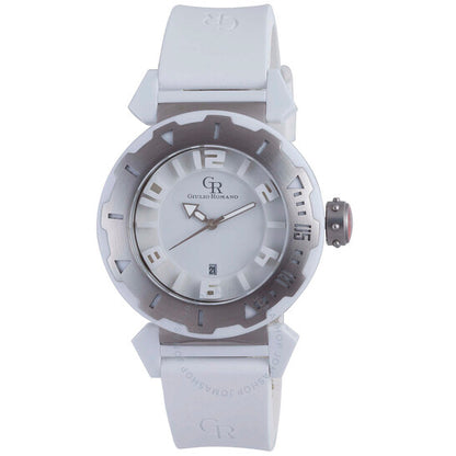 Giulio Romano, Ferrara Steel Bezel White Dial Men's Watch