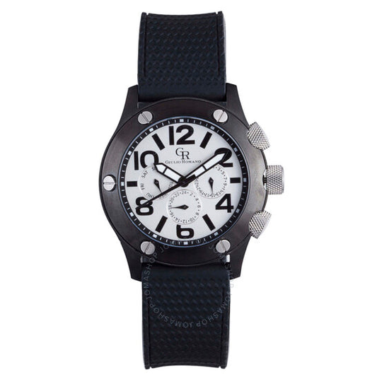 جوليو رومانو، ساعة رجالية من بيمونتي كوارتز بمينا فضية