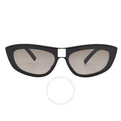 نظارة شمسية نسائية من جيفنشي، بتصميم فراشة متدرجة اللون، باللون البني