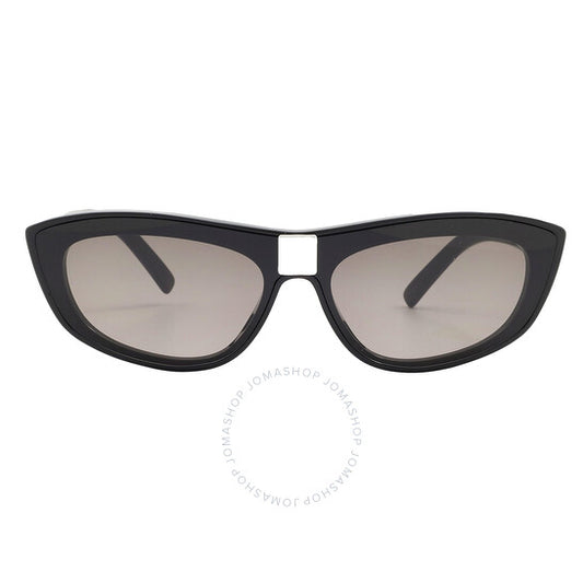 نظارة شمسية نسائية من جيفنشي، بتصميم فراشة متدرجة اللون، باللون البني