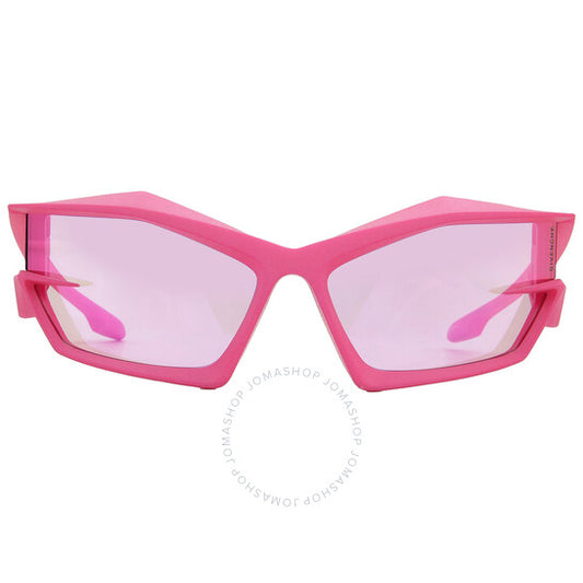 نظارة شمسية جيفنشي للرجال، مرآة فلاش وردية غير منتظمة