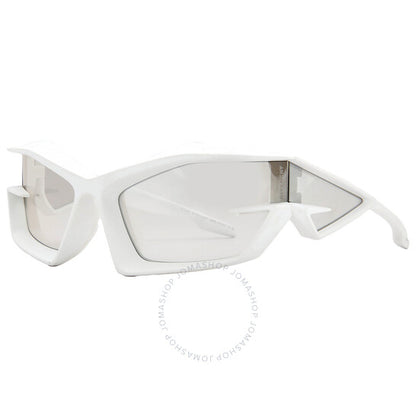 نظارة شمسية جيفنشي للرجال بتصميم مرآة دخانية غير منتظمة