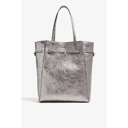 Voyou - Medium North-South Tote_Silvery Grey