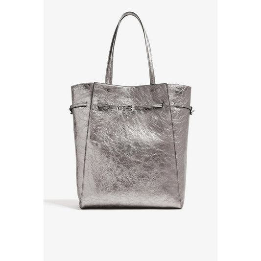 Voyou - Medium North-South Tote_Silvery Grey