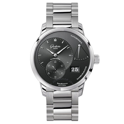 Glashutte Original, PanoReserve Manual Wind Ruthenium Dial Men's Watch