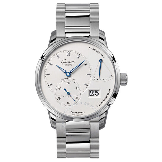 Glashutte Original, PanoReserve Manual Wind Silver Dial Men's Watch