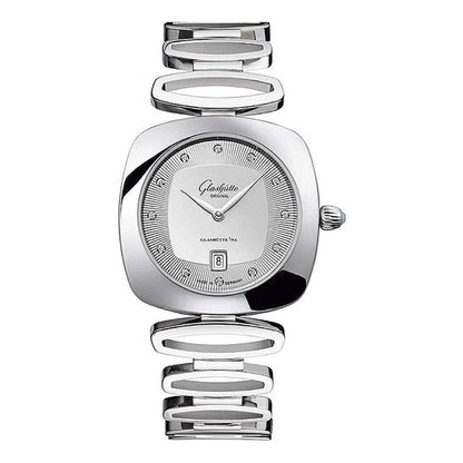 Glashutte Original, Pavonina Quartz Diamond Silver Dial Ladies Watch