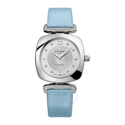Glashutte Original, Pavonina Quartz Diamond Silver Dial Ladies Watch W