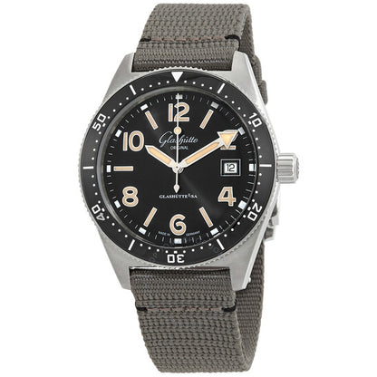 Glashutte Original, SeaQ Automatic Black Dial Men's Watch