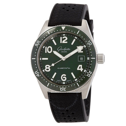 Glashutte Original, SeaQ Automatic Green Dial Men's Watch