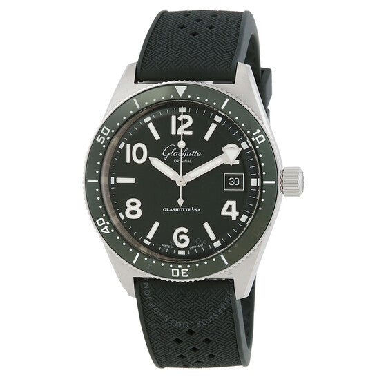 Glashutte Original, SeaQ Automatic Green Dial Men's Watch