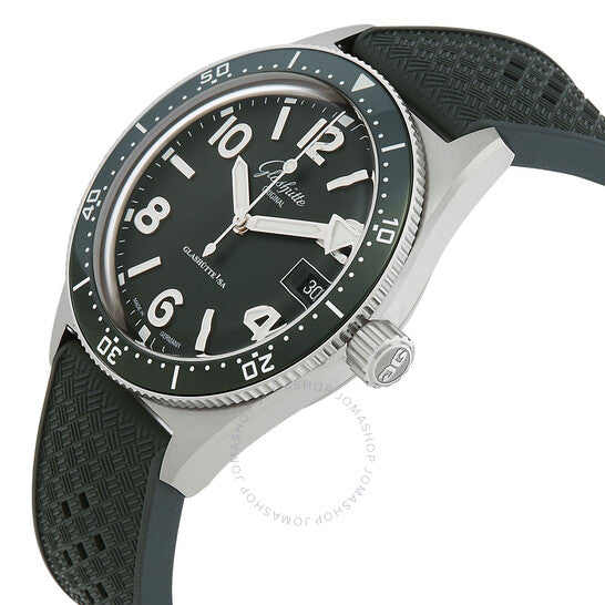 Glashutte Original, SeaQ Automatic Green Dial Men's Watch